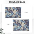 thumbnail image 5 of Sigee Abstract Blue Squares for Multipurpose Zipper Pouch Paper Reusable Cosmetic bag for Purse Water Resistant Gift, 5 of 8