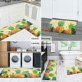 thumbnail image 5 of Pineapple Kitchen Rug Rugs Set of 2 Modern Vintage 47x17 Inch Mat, 5 of 7