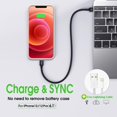 thumbnail image 6 of Battery Case for iPhone 12 Pro, Slim Rechargeable Protective Battery Case (Grey), 6 of 6