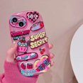 thumbnail image 3 of Strawberry Bear Graffiti Love Heart Case For iPhone 15 14 13 Pro Max 11 12 Mini 7 8 6s 6 Plus XS Max X XR Tpu Phone Cover, 3 of 5