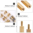 thumbnail image 2 of OULII 180pcs/set Brass Assorted Nut And Bolt Set For Various Applications, 2 of 4