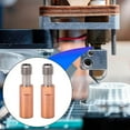 thumbnail image 4 of Bimetal Throat Nozzle, High Temperature Resistant Fast Heat Conduction 2Pcs Versatile 3D Printer Throat Nozzle Bayonet Design  For Hotend 4.1mm Through Bore,1.75mm Bore, 4 of 8
