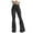 Black, variant on Lovskoo 2024 Womens High Waisted Jeans Flare Stretch Boyfriend Casual Bootcut Denim Pants Wide Leg Baggy Jeans Black