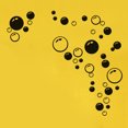 thumbnail image 2 of serony Bubbles Circle Removable Wallpaper Bathroom Window Wall Sticker Home DIY PVC Decals, 2 of 7