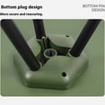 thumbnail image 4 of Advancent Pequeño portátil plegable para exteriores con de transporte, plegado flexible, bolsa de malla, adecuado para acampar en interiores, carpas color de grano de madera, 4 of 6