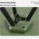 thumbnail image 3 of Yuarrent plegable pequeña con bolsa, altura ajustable, plegable, resistente y duradera, con bolsa, para en camping y... carpas negro, 3 of 6