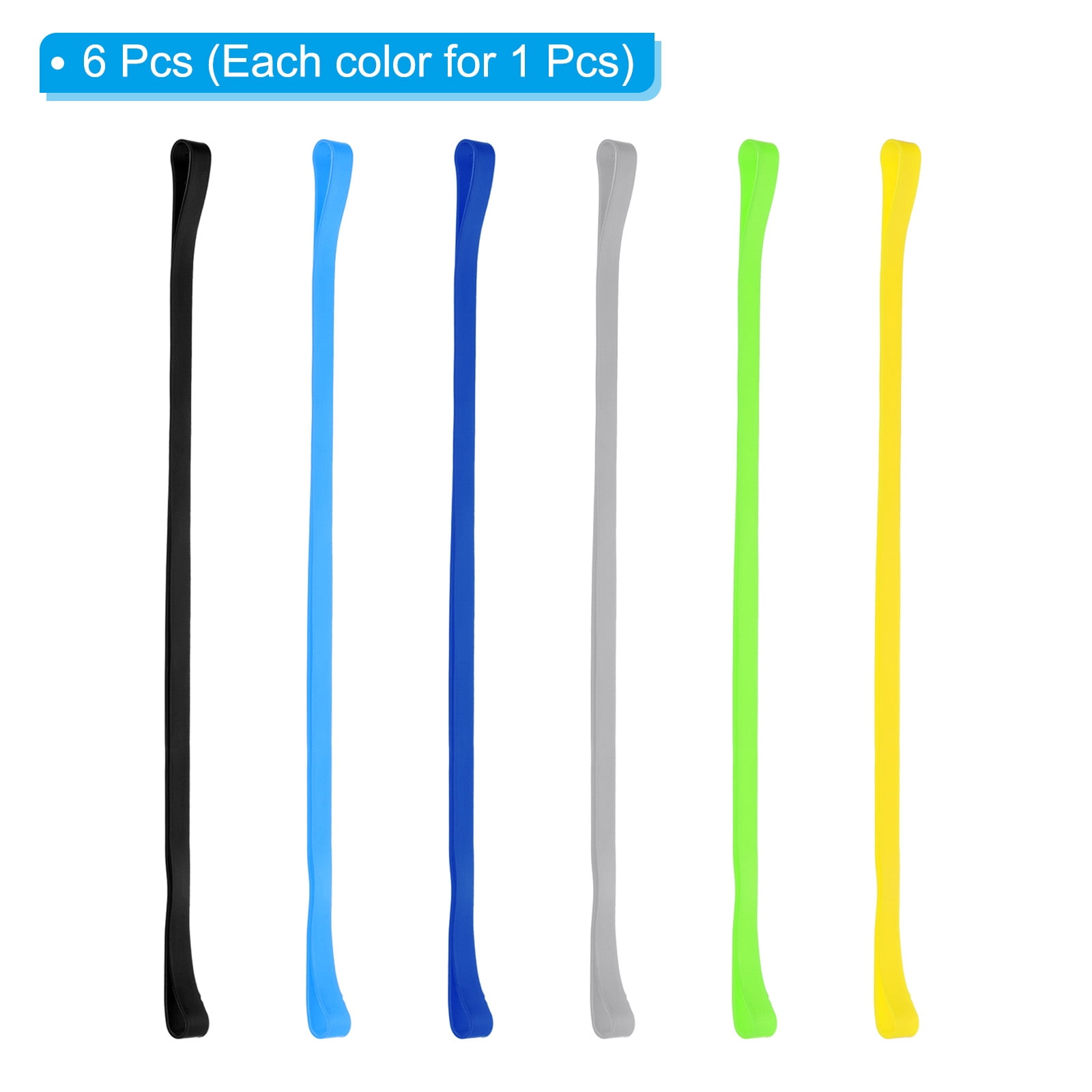 Unique Bargains Windproof Holder Stretchable Beach Chair Towel Clips Straps Blue, Sky Blue, Gray, Green, Yellow, Black