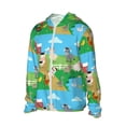 thumbnail image 2 of Kll Farm Animals Print Men'S Women’s Upf 50+ Sun Protection Outdoor Hoodie Jacket Long Sleeve Fishing Hiking Performance Shirt- 3x-Large, 2 of 8