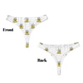 thumbnail image 3 of Fotbe Rubber Duck Showe Tanga Sin Costuras para Mujer con Estampado – Panties Invisibles, Transpirables y Cómodos para Uso Diario-XX-Large, 3 of 6