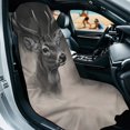 thumbnail image 2 of FOR U DESIGNS Grey Deer Print Car Seat Towel Cover with Sweat Absorption, Soft and Washable Auto Seat Cover, Portable Athletic Running Towel for Hot Yoga, Gym, Workouts, 2 of 7