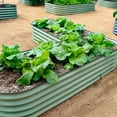thumbnail image 7 of Vego Garden 17" Tall L-Shape Raised Garden Bed Metal Planter Box for Vegetables Flowers Ground Large Size, 7 of 7
