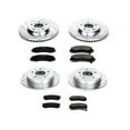 thumbnail image 3 of PowerStop Front and Rear Z23 Evolution Sport Carbon-Fiber Ceramic Brake Pad and Drilled & Slotted Rotor Kit Fits: CHEVROLET Select Models K1438, 3 of 10