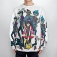 thumbnail image 4 of Gorillaz Unisex Sweater Long Sleeve Fall Casual Crewneck Tops Pullover Active Streetwear Fashion Sweatshirt 2XL, 4 of 6