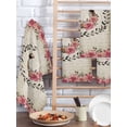 thumbnail image 2 of Pink Roses Kitchen Dish Towels for Drying Dishes Set of 3, Spring Horseshoes Floral Leaves Vintage Waffle Weave Microfiber Hand Tea Bathroom Towels Quick Dry & Absorbent Towel 15.7x23.6, 2 of 7