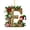 Christmas Elf #E, variant on FACESOW Acrylic Letter Ornament for Christmas Tree, 3.15 Inches Alphabet Hanging Decoration for Personalized DIY Xmas Pendant, Display on Wall Door Window and Home Festive Decor, J Style