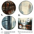 thumbnail image 3 of Designart "Protests in Hong Kong A Cry for Justice I" Cityscapes Floater Framed Wall Art Living Room, 3 of 7