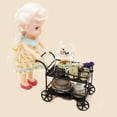 thumbnail image 2 of 1/12 exquisita Mini comedor carrito de comida decoración de Zulema Carrito de comedor de casa de muñecas, 2 of 7
