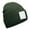 Olive Green/White, variant on Patch Appliqué Beanie
