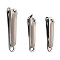 thumbnail image 1 of Slanted Edge Nail Clipper, Stainless Steel Nail Cutter Precision Blade Alignment Durable Stainless Steel For Men And Women Ingrown Nail Trimmer Rust Resistant Finish 3Pcs, 1 of 5