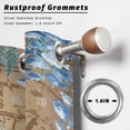 thumbnail image 2 of Outdoor Curtains for Patio Waterproof, Seahorse Coastal Outdoor Privacy Panels Grommet, Summer Nautical Starfish Coral Brown Anchor Blackout Outside Curtains for Porch/Cabana 54"x95", 2 Panels, 2 of 8