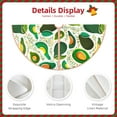 thumbnail image 5 of Kll Green Avocado Christmas Tree Skirt ,Party Decorations Farmhouse For Christmas Decorations Holiday Party, 5 of 8