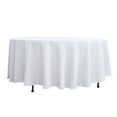 thumbnail image 6 of Efavormart Round Tablecloth, 108 Inch Stain & Wrinkle Resistant Washable Table Cloth, Decorative Polyester Fabric Table Cover for Banquet, Wedding, Dining- White, 6 of 11