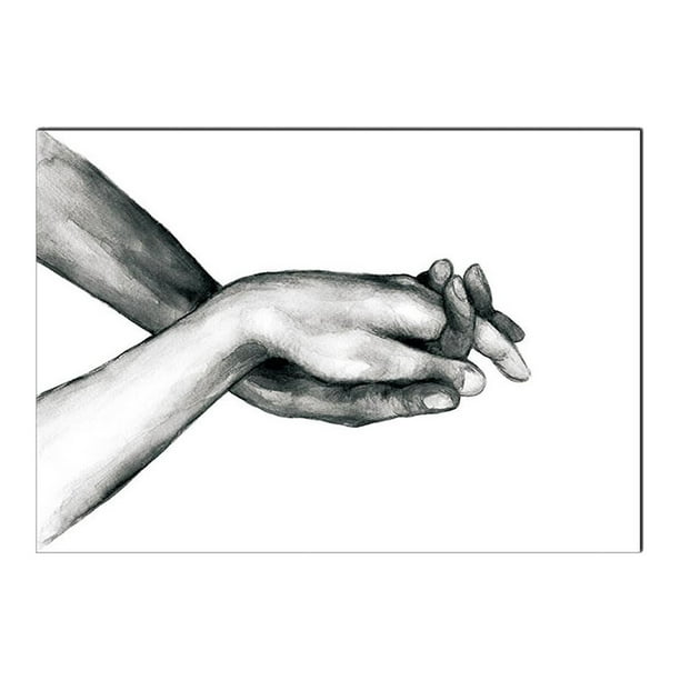 Cateissary Sketch Style Painting Canvas Poster Art Picture Minimalist Fashion Decoration for Household Corridor Living Office Carpetas de archivos No.6