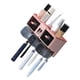 thumbnail image 3 of Estante para cepillos de dientes, sin perforaciones, montado en la pared, portavasos para enjuague bucal, estante de almacenamiento para inodoro, rosa, 3 tazas, 3 of 10