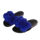 thumbnail image 3 of Zapatillas de felpa con bolas de pelo de color para mujer, nuevas zapatillas de algodón de felpa de gran tamaño Wmkox8yii  hj789, 3 of 5