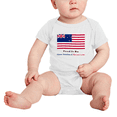 thumbnail image 2 of Proud to Be New Zealand American Flag Cute Baby Bodysuit Newborn Clothes Outfits (White, 12-18 Months), 2 of 5