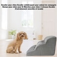 thumbnail image 2 of Pet Ramp With Anti-Slip Bottom, High Resilience Foam Supports Up To 50 Lbs, Gentle Slopes Angle For Easier Climbing, Suitable For Older Or Injured Pets, Machine Washable Cover,, 2 of 5