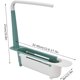 thumbnail image 2 of Estante de Almacenamiento Telescópico para Fregadero Organizador de Fregadero Ajustable de Gran Capacidad para Fregadero de Cocina (Verde), 2 of 4