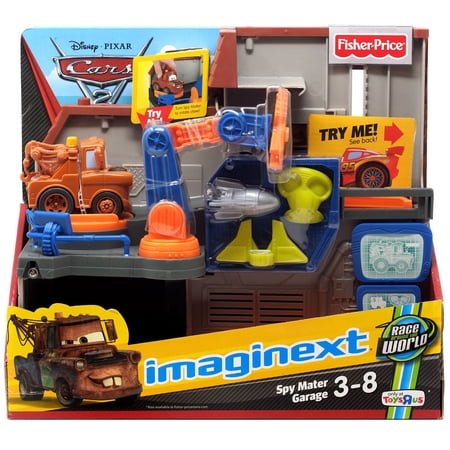 Fisher Price Disney Cars Cars 2 Imaginext Spy Mater Garage Exclusive Playset