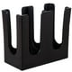 thumbnail image 1 of Dispensador de tapas para vasos de papel desechables negros, para mostrador, para café desechable 2 compartimentos, 1 of 8