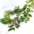 thumbnail image 2 of 5 Pcs Wisteria Garland Artificial Flower Arch Floral Garland Decor Fake Hanging Flowers for Wedding Arch, 2 of 5