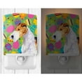 thumbnail image 2 of Caroline's Treasures SS4823CNL Fox Terrier Easter Eggtravaganza Ceramic Night Light, 6x4x3", multicolor, 2 of 2