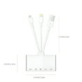 thumbnail image 4 of Estbridge [5-in-1 Card Reader] 5-in-1 Storage Card USB 3.0 Card Reader | Compatible with iPhone/iPad  Lightning/USB-C and USB-A Computers  Featuring TF SD & SD Card Slots  USB OTG Adapter, 4 of 5