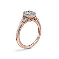 thumbnail image 5 of 1.25 Carat Excellent Oval Cut Natural Diamond Solitaire with Accents Beautiful Ring for Women in Solid 14K Rose Gold Size 11.5, 5 of 8