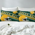 thumbnail image 4 of Erosebridal Sport Footabll Bed Sheets King,Ball Game Bedding King Size,Teenager Bedroom Decor(Green Bay),Super Cozy,4pcs, 4 of 7
