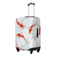 thumbnail image 2 of Easygdp Koi Fish Corals,Spring Summer Double-Sided Printed Elastic Suitcase Protective Cover,Invisible Zipper,Travel And Business Trip Luggage Cases,Washable And Resistant To Falling -Small, 2 of 9