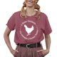 thumbnail image 1 of Gibobby Camisetas Mujer Manga Corta 100.o día escuela 100 días escuela Estudiante Camiseta(Vino,M), 1 of 5
