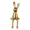 thumbnail image 4 of Abbracc Rabbit Statues Figurines d'Animaux Sculptures de Collection Nordiques Centres de Table Or, 4 of 9