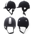 thumbnail image 4 of Wosthever Casco de caballo de plástico resistente con funciones de prevención de colisiones para casco de seguridad para montar a caballo Cuidado ecuestre y deportes Borde de plata 615. XL (58-60) cm., 4 of 6