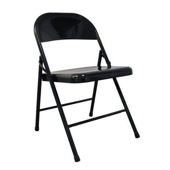 Manufacturer Varies Folding Chair,Steel,Black,300 lb. 13V423