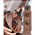 thumbnail image 4 of Ukelele de concierto Caramel CAG94 Brillante Black Ebony 23 con kit, 4 of 6