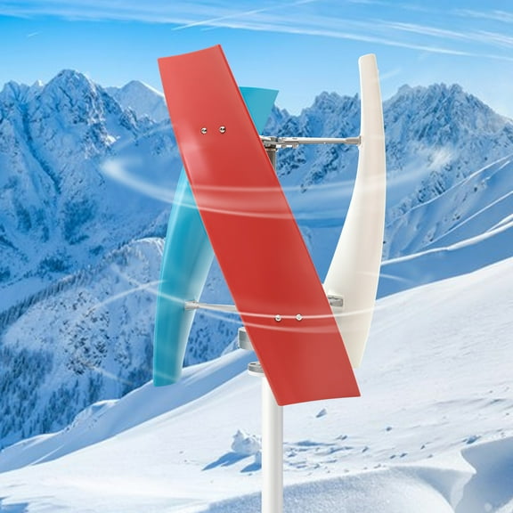 3-Blade Wind Turbine Generator Three-phase Ac Permanent Magnet Generator 18m/s for Boats, Gazebos, Cabins