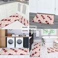 thumbnail image 5 of Pioneer Flower Floral Print Pattern Kitchen Rugs Sets Of 2, Anti Fatigue Non Slip Washable Floor Mats for Kitchen Sink Laundry, 17X30 Inch + 17X47 Inch, 5 of 6
