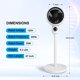 thumbnail image 2 of Ventilador de pedestal simple de lujo, 2 of 5