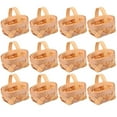 thumbnail image 2 of 24Pcs Wood Chip Mini Baskets Manual Woven Baskets Ornaments Candy Storage Box,24 x mini baskets,wood color, 2 of 10