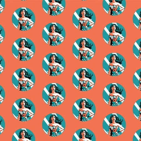 Wonder Woman Flashing Lights Premium Roll Gift Wrap Wrapping Paper